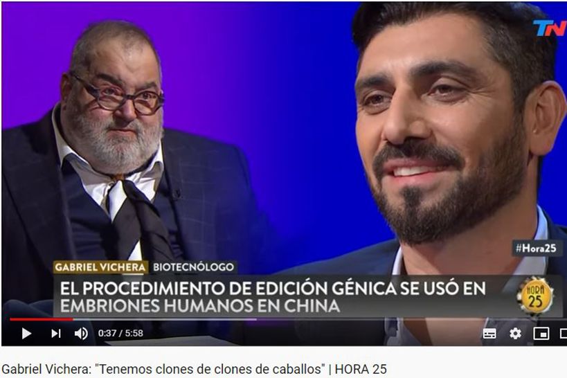 Gabriel Vichera: Tenemos clones de clones de caballos