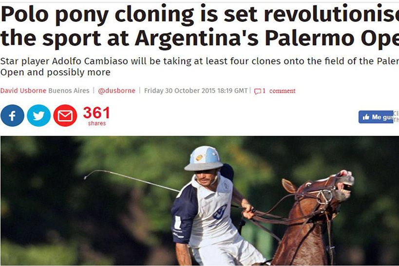 Polo pony cloning is set revolutionise the sport at Argentina's Palermo Open